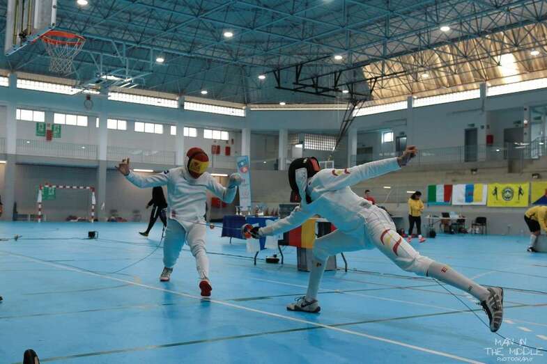 Momento de uno de los duelos (Foto Julio González)